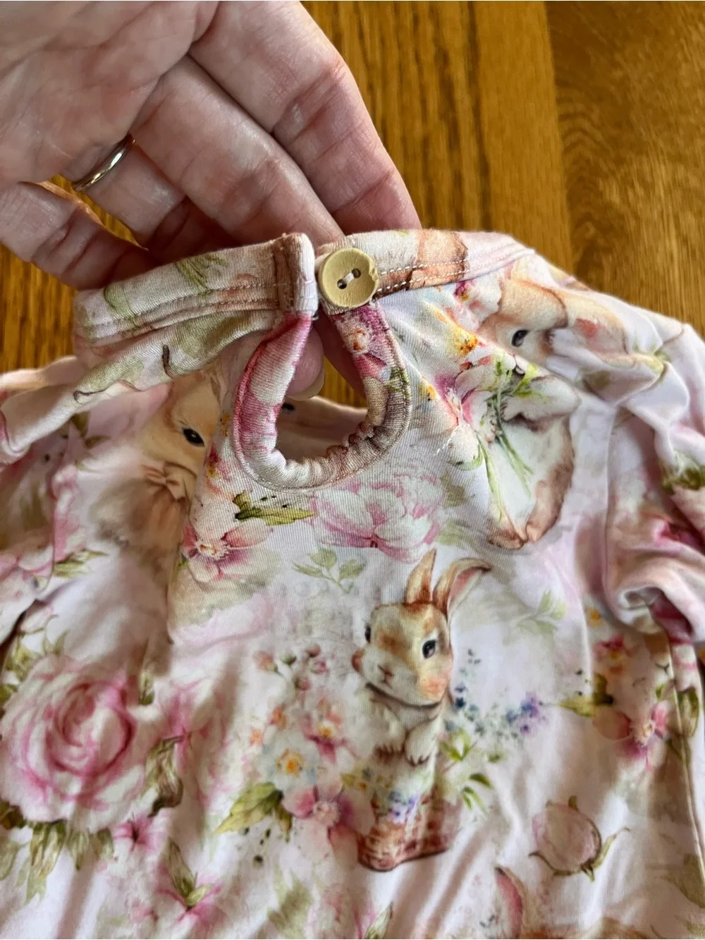 Bums & Roses Hunny Bunny Ruffle Dress Size 12-18 month